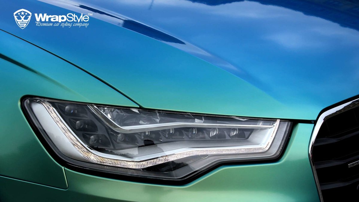 Audi A6 - Iridescent Gloss wrap - cover