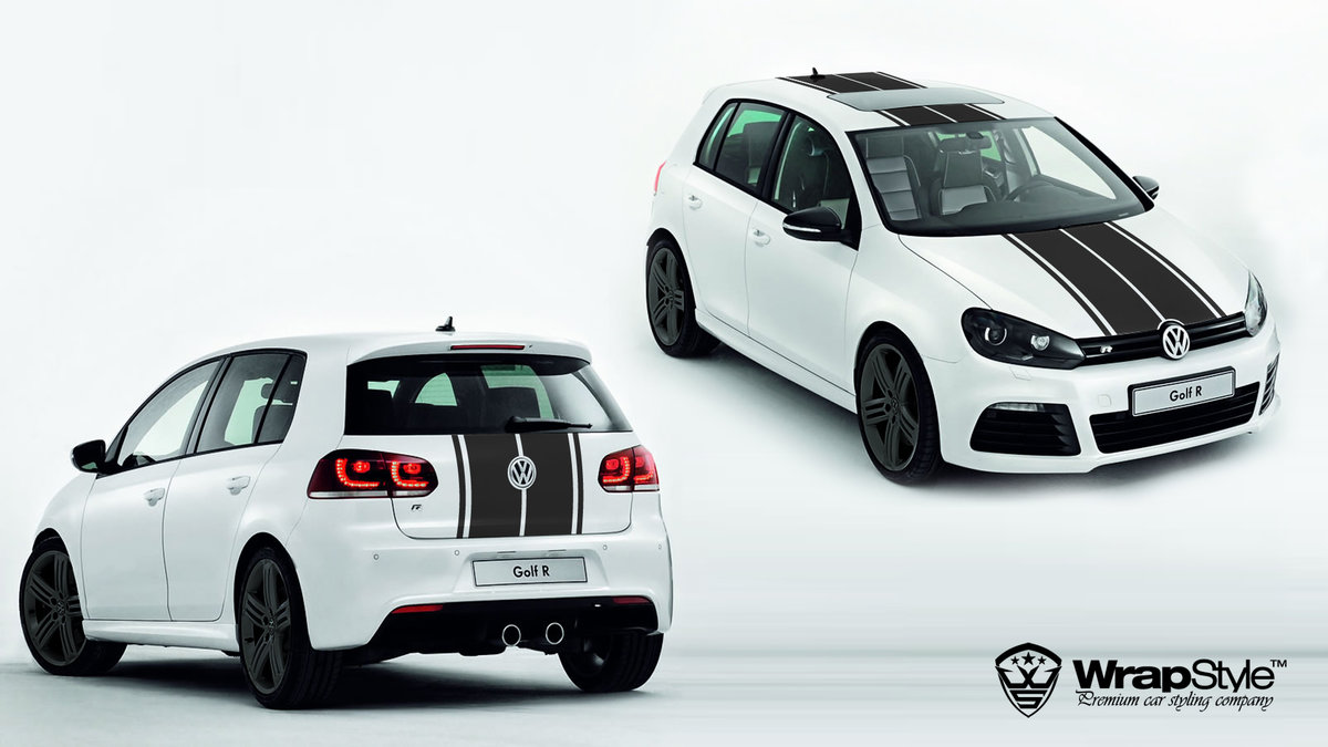 Volkswagen Golf - Stripes design - cover