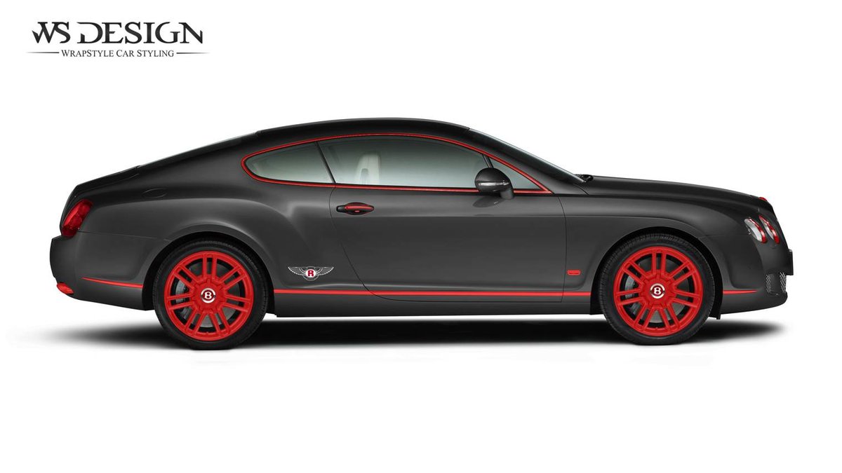 Bentley Continental - Black Red design - cover