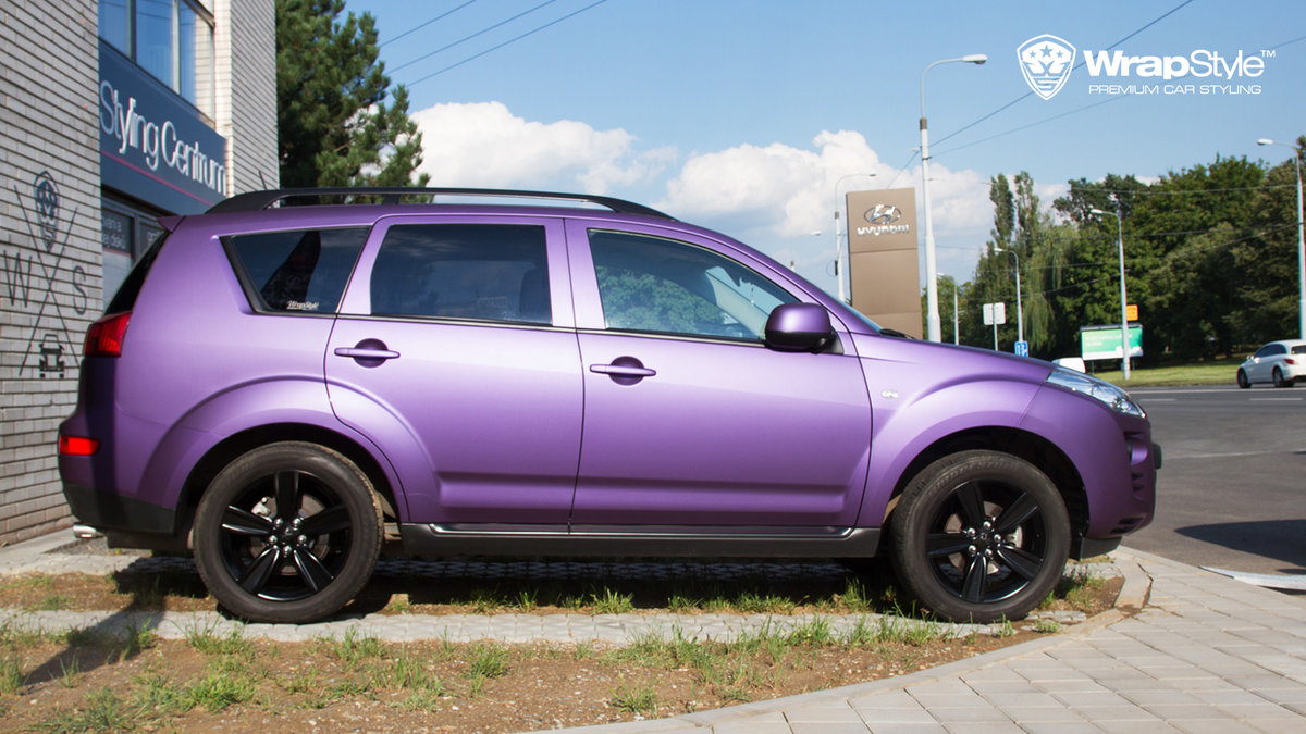 Peugeot 4007 - Purple Metallic Matt wrap - cover