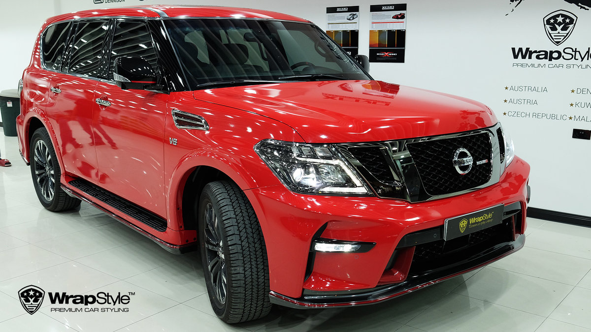 Nissan - Red Gloss wrap - cover