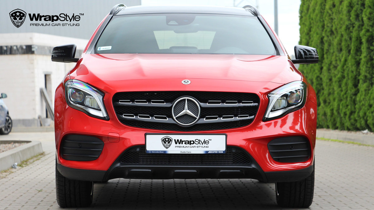 Mercedes GLA - Fire Red wrap - cover