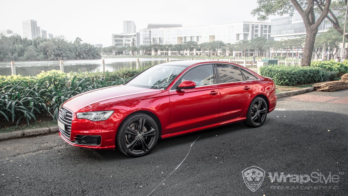 Audi A6 - Red Gloss wrap - cover