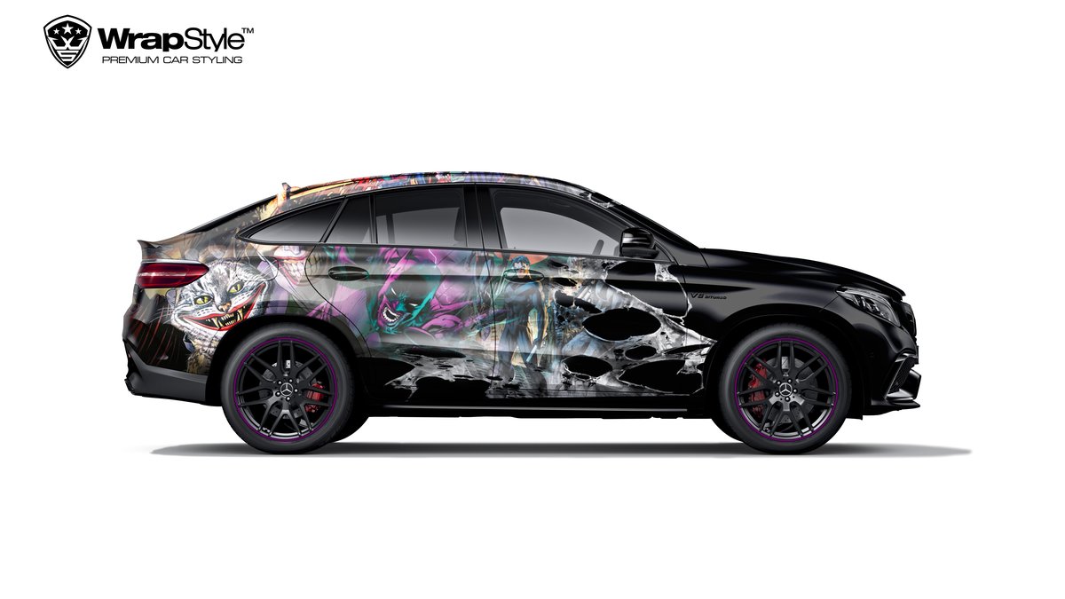 Mercedes GLE 63 - Batman design - cover