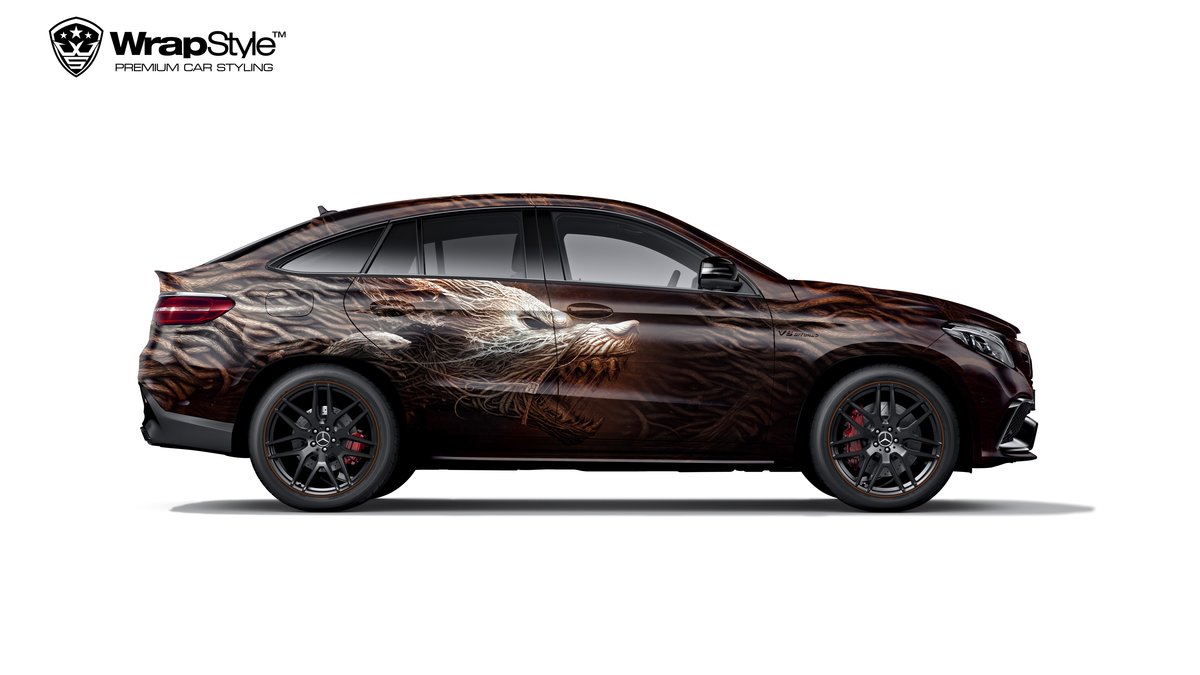Mercedes GLE 63 - Hell dog design - cover