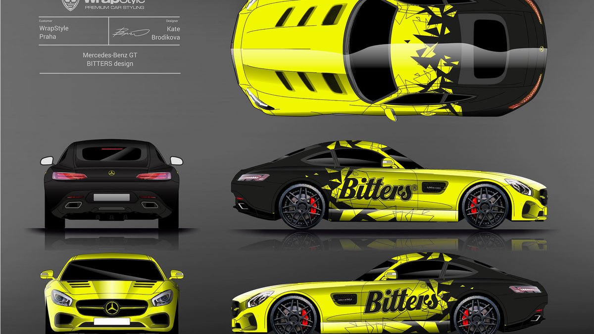 Mercedes GT - Bitters design - cover