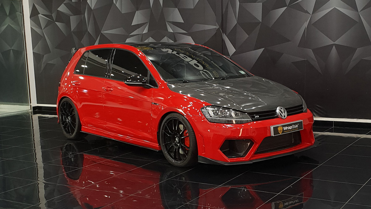 Volkswagen Golf - Red Gloss wrap - cover