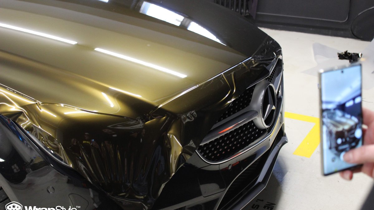 Mercedes CLS - Midnight Gold wrap - img 1