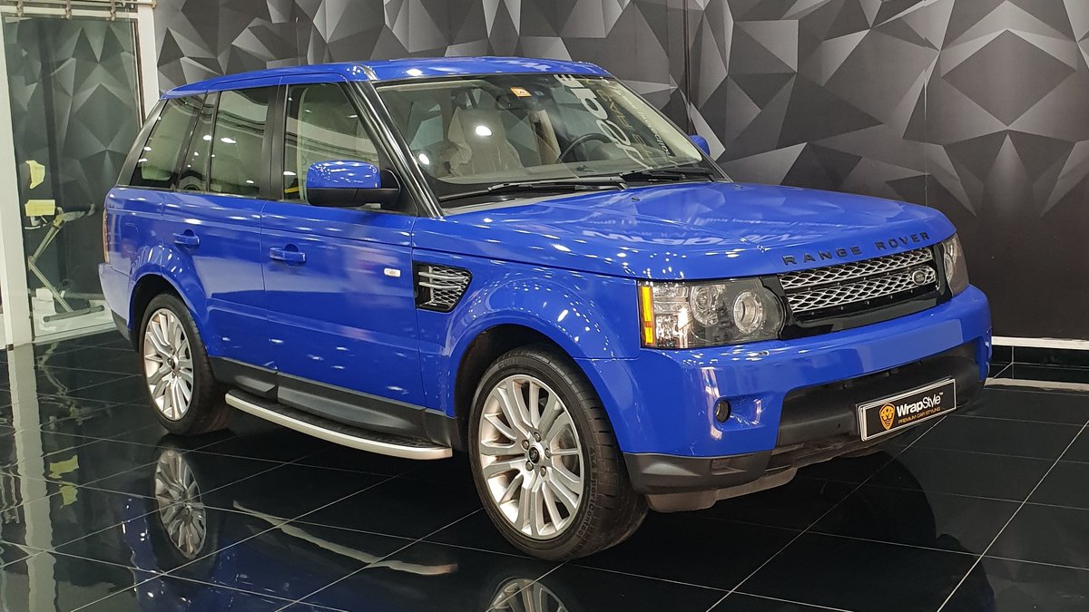 Range Rover Sport - Blue Gloss wrap - cover