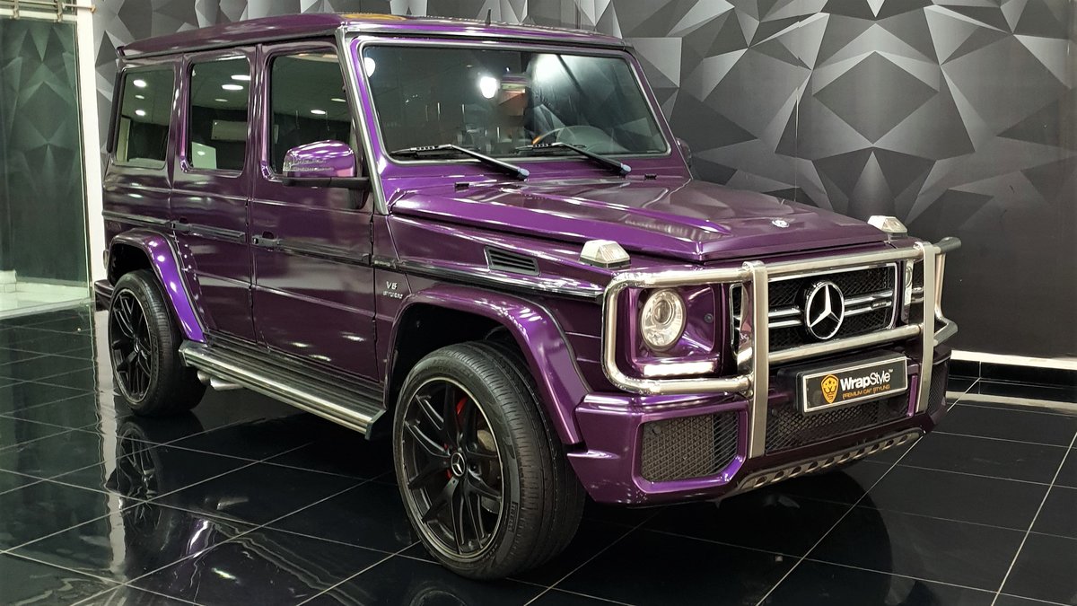 Mercedes G - Purple Gloss wrap - cover