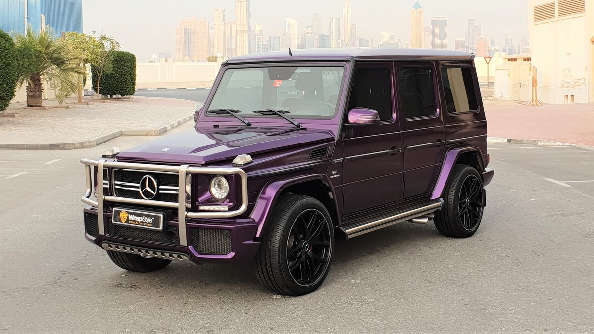 Mercedes G - Purple Gloss wrap - img 1
