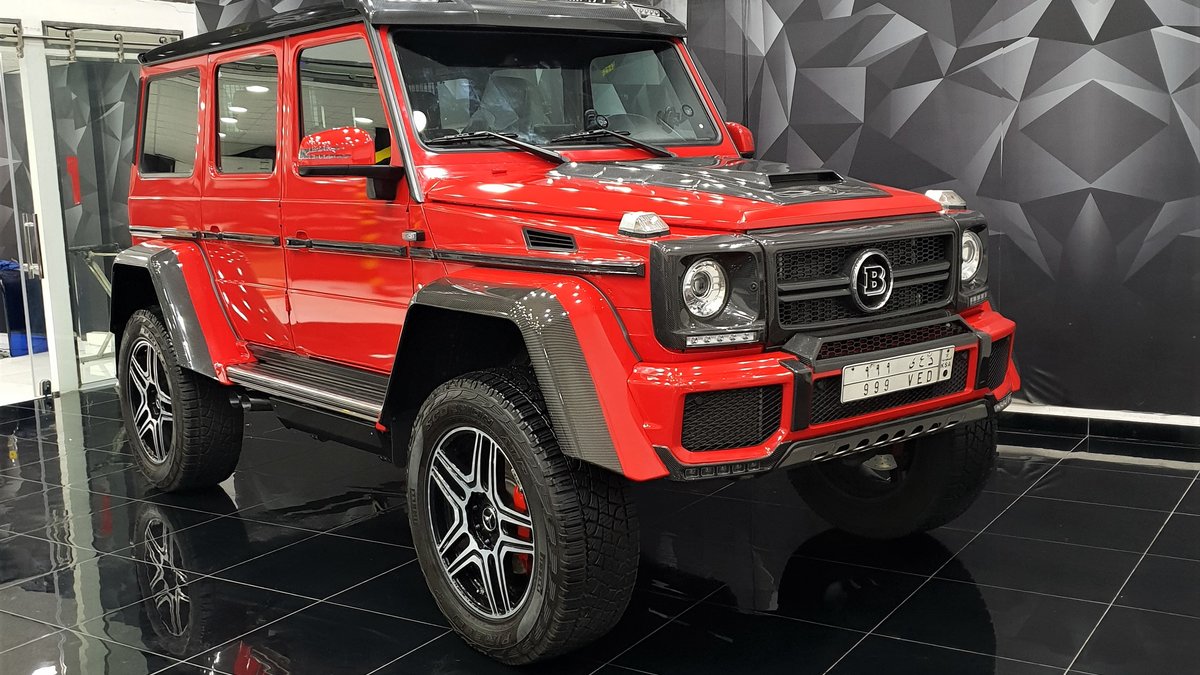 Mercedes G - Red Gloss wrap - cover
