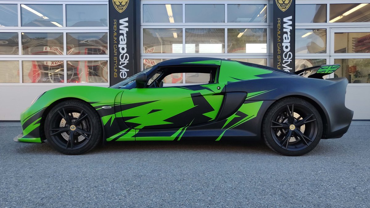 Lotus Exige - Green Gloss wrap - cover