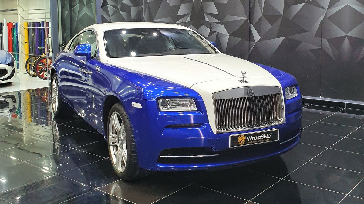 Rolls-Royce Wraith - Blue Pearl wrap - cover