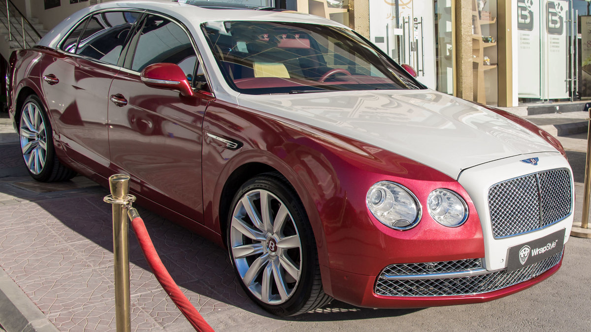 Bentley Continental - Red Pearl wrap - img 1