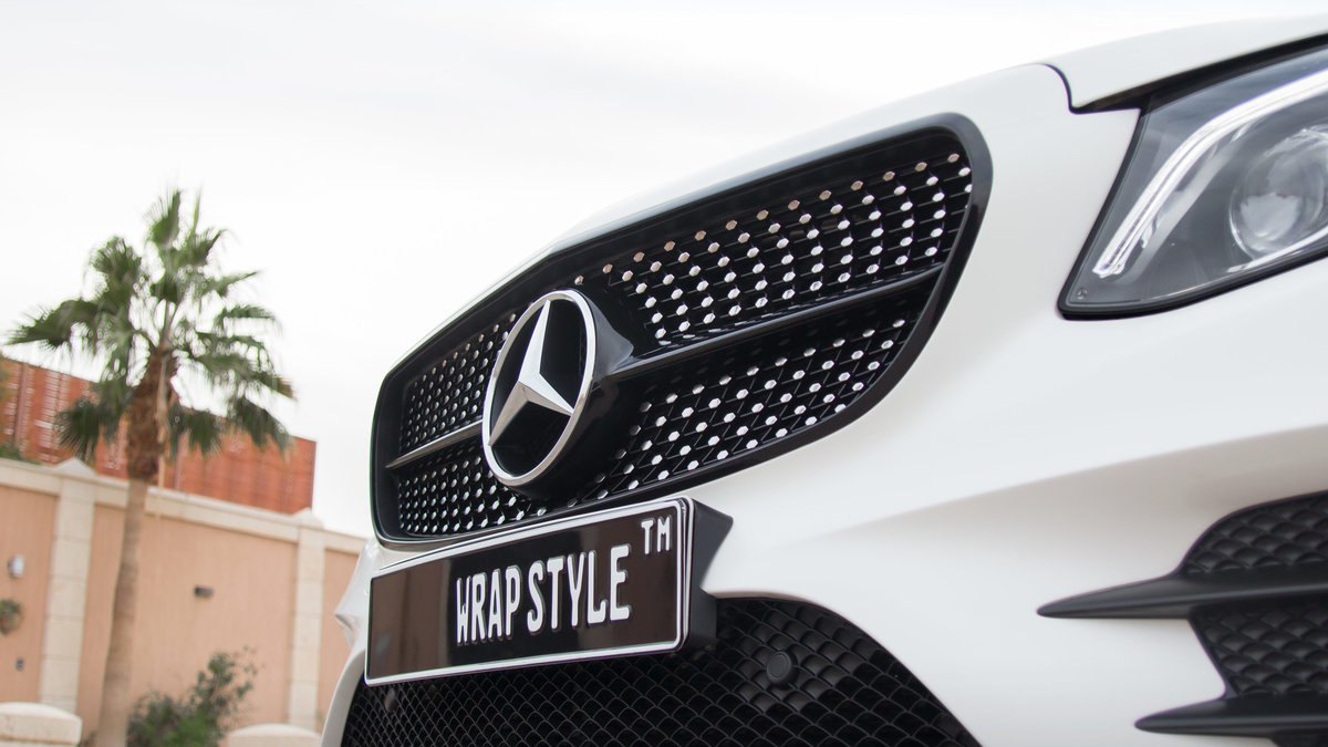 Mercedes E Sedan - White Matt wrap