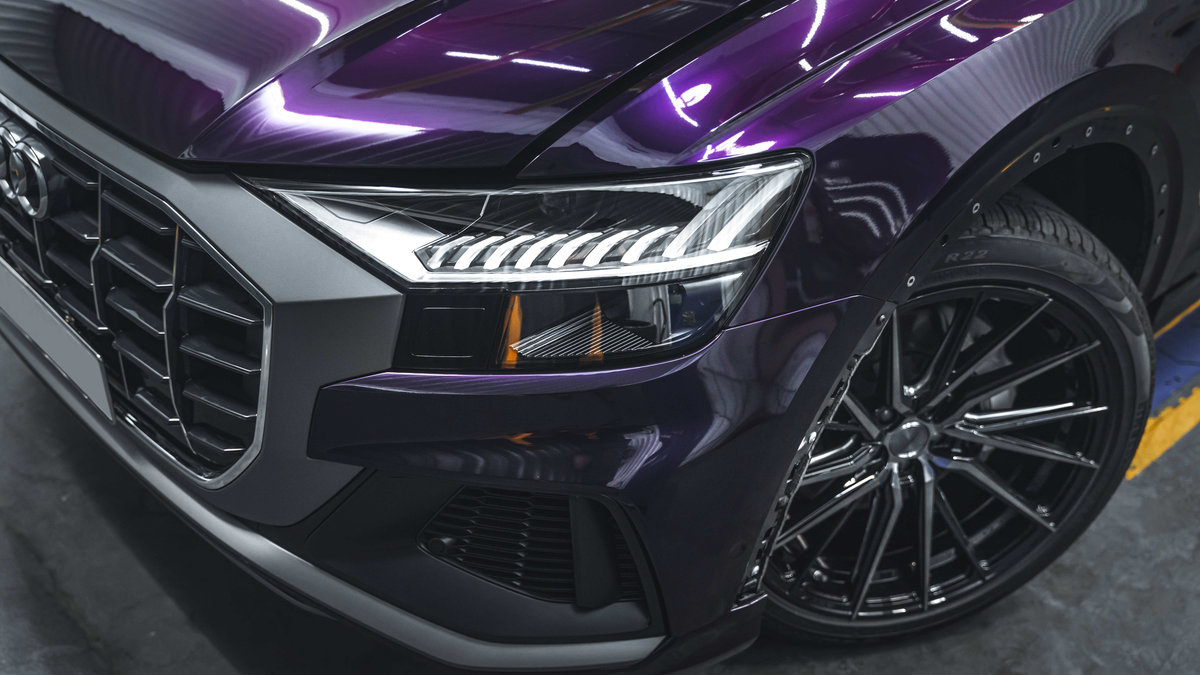 Audi SQ7 - Purple Chrom Wrap - img 2