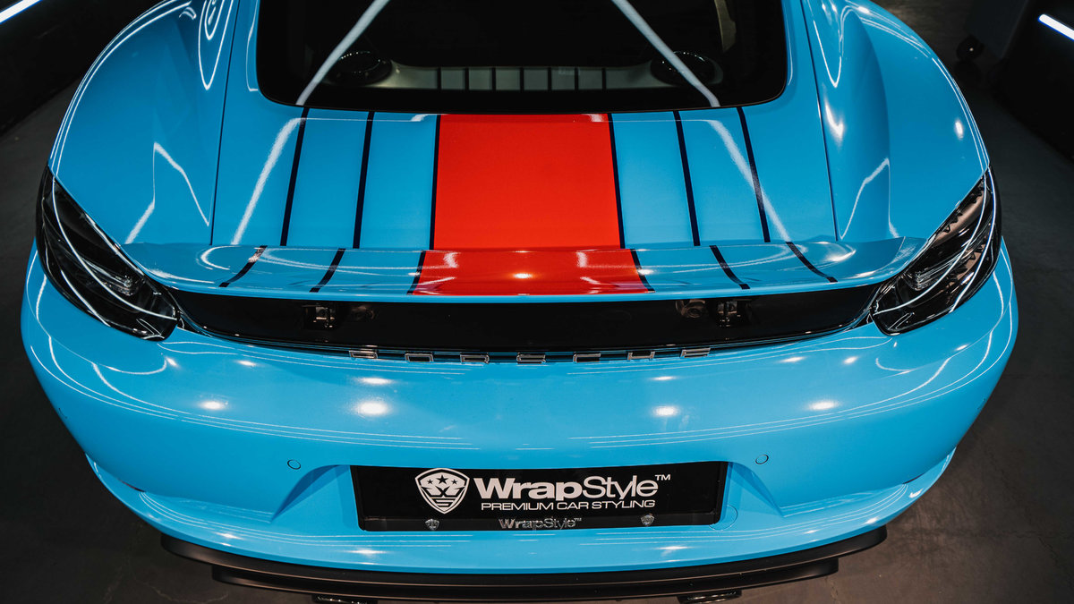 Porsche Cayman - Martini Stripes Wrap - img 1