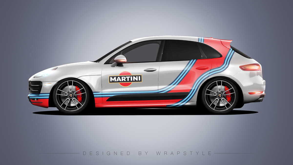 Porsche Macan - Martini Design - cover