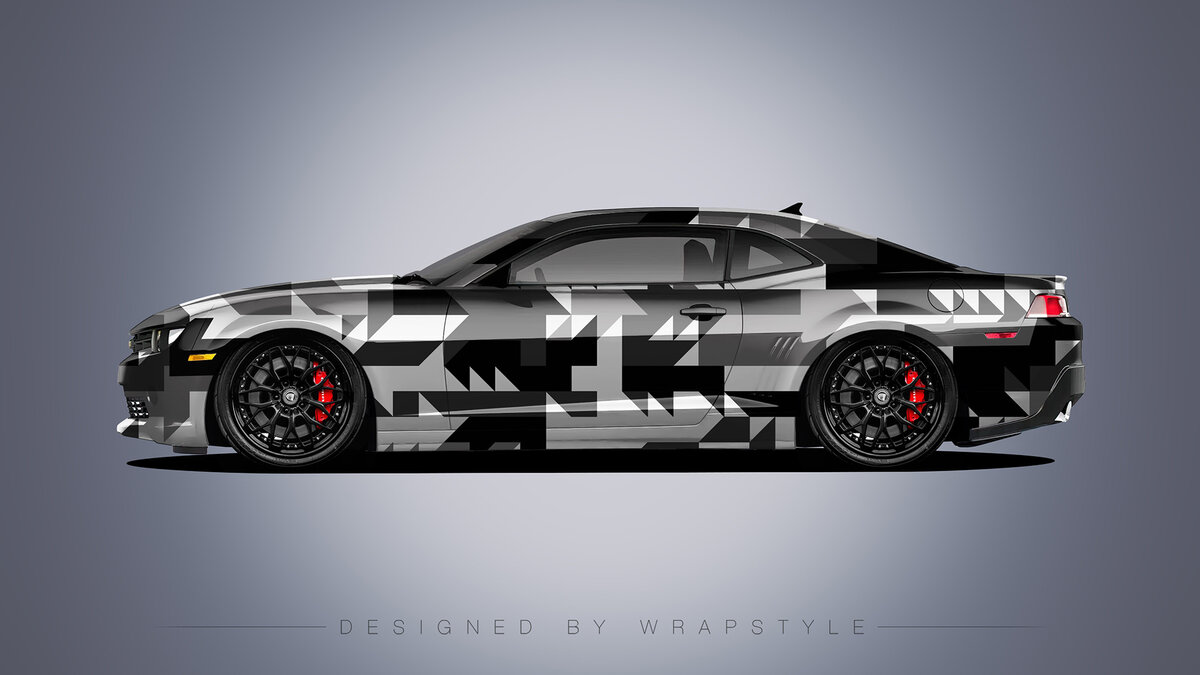 Chevrolet Camaro SS - Polygonal Design - cover