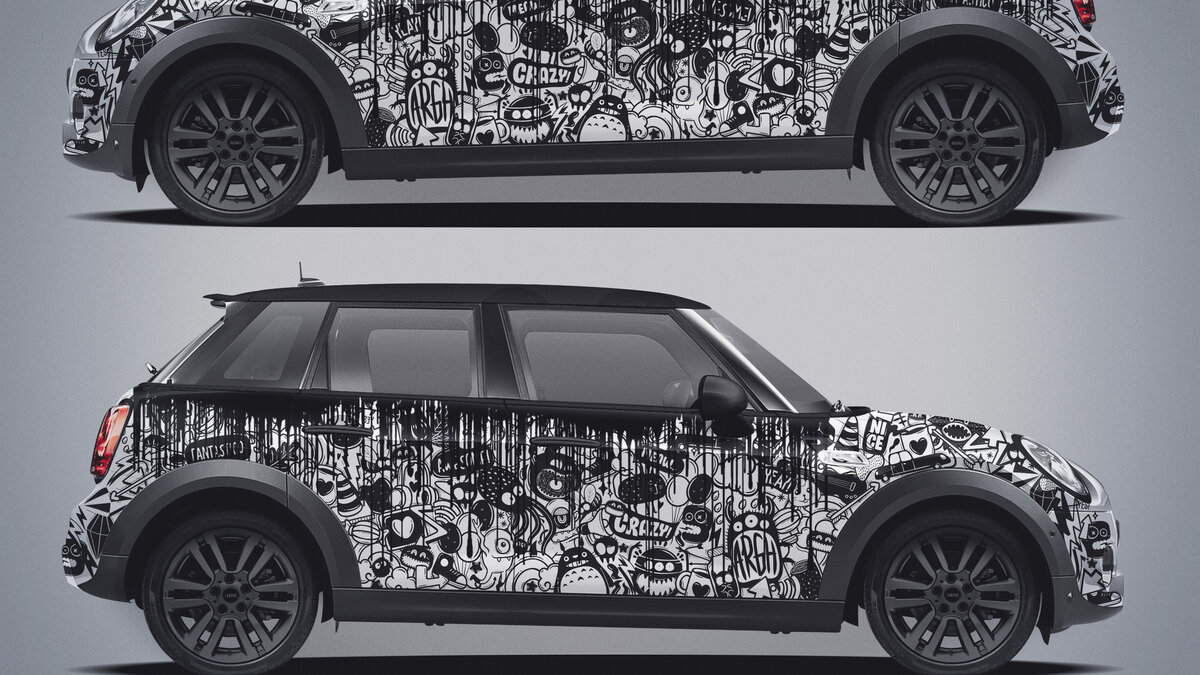 Mini Cooper F55 - Cartoon Totoro Design - img 1