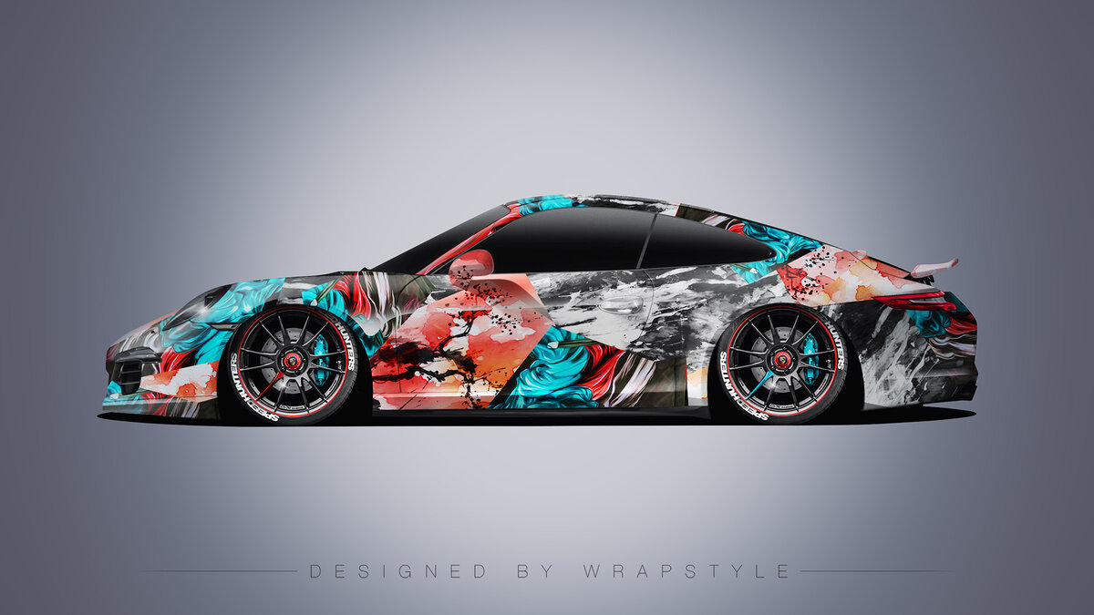 Porsche Carrera 911 - Abstract Design - cover