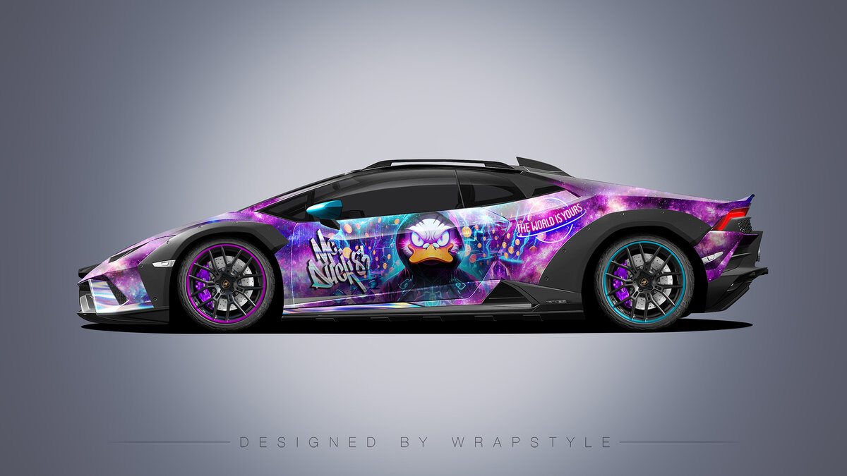 Lamborghini Huracan Sterrato -  Cosmic McDuck Design - cover