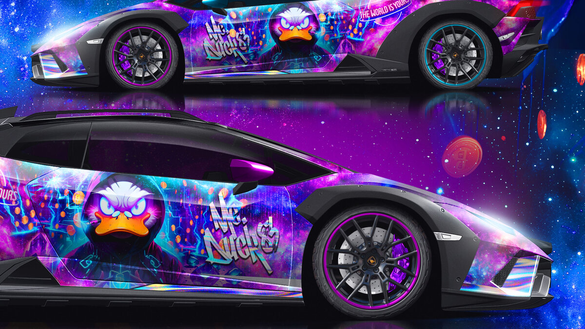 Lamborghini Huracan Sterrato -  Cosmic McDuck Design - img 1