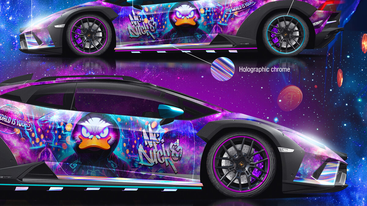 Lamborghini Huracan Sterrato -  Cosmic McDuck Design - img 2