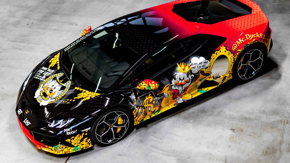 Lamborghini Huracan Evo - The King McDuck Wrap - img 4