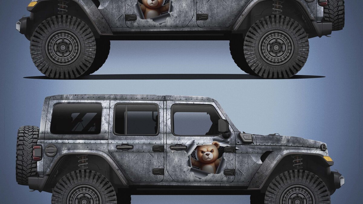 Jeep Wrangler Rubicon - Metal Bear Design - img 3