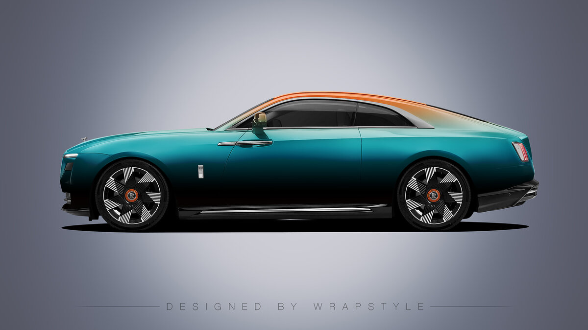 Rolls Royce Spectre - Gradient Design - cover