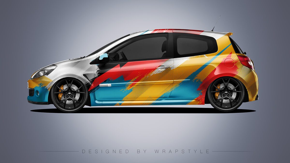 Renault Clio RS - Technicolor Design - cover