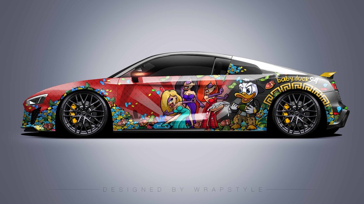 Audi R8 - Baby McDuck Party Design - cover