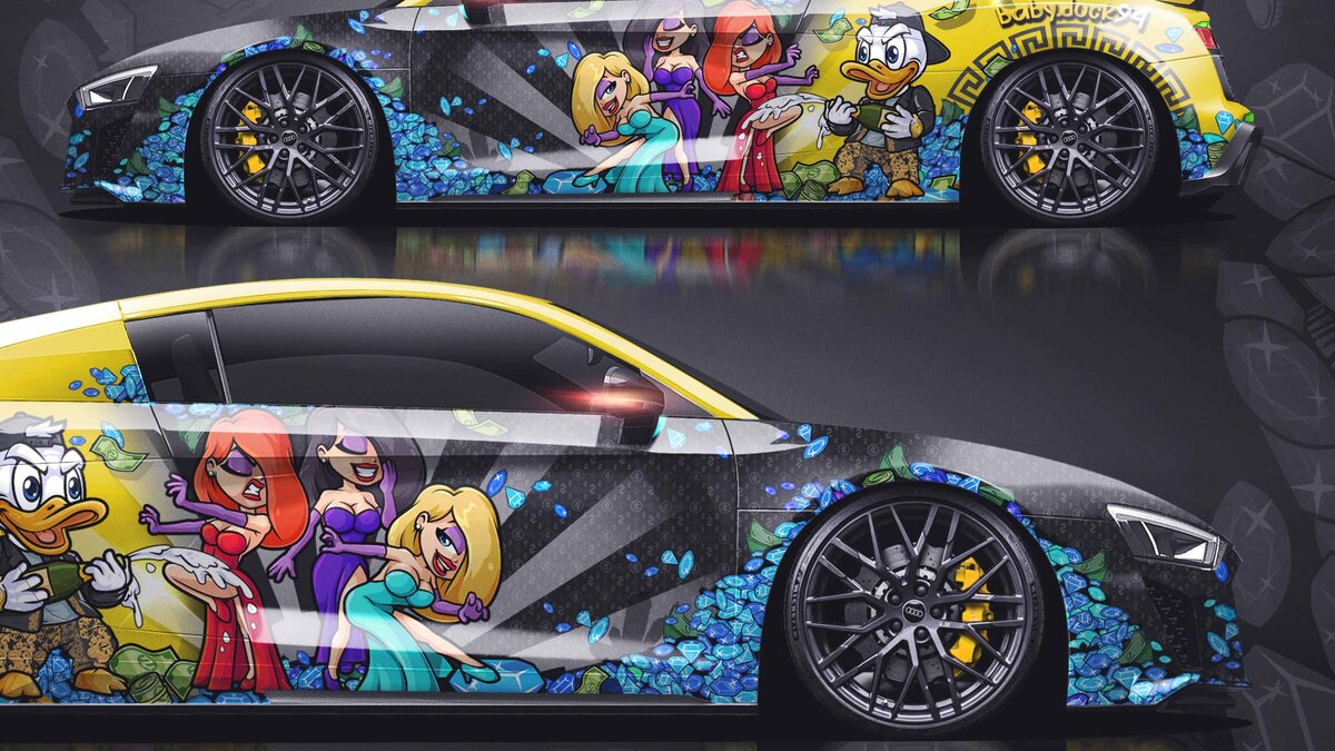 Audi R8 - Baby McDuck Party Design - img 6