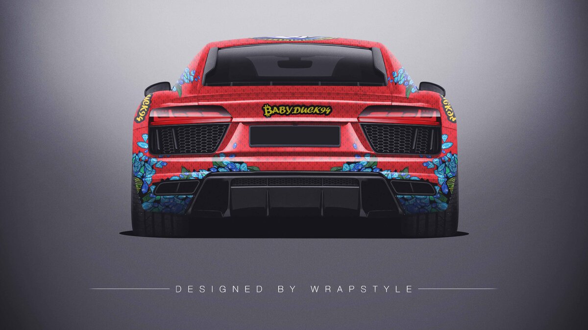 Audi R8 - Baby McDuck Party Design - img 12