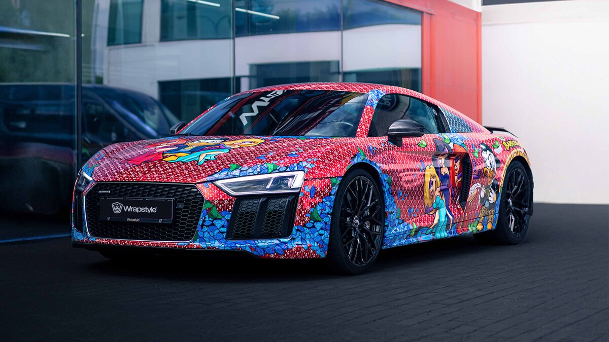 Audi R8 - Baby McDuck Party Wrap - cover