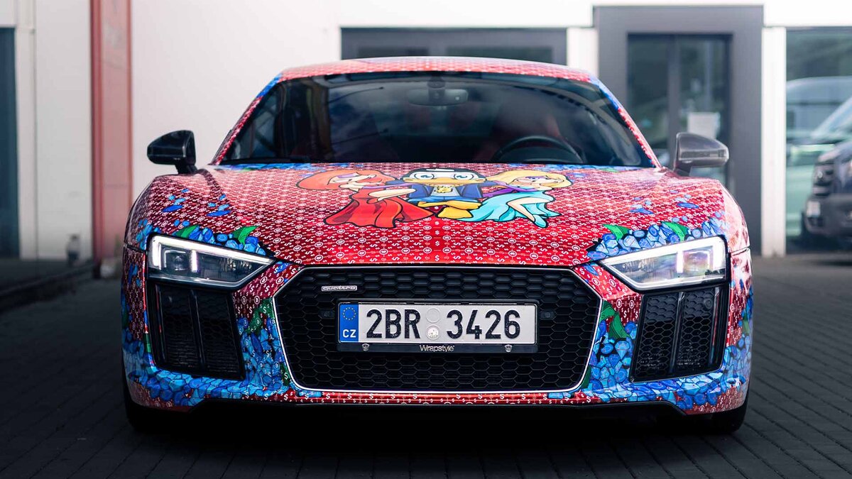 Audi R8 - Baby McDuck Party Wrap - img 1