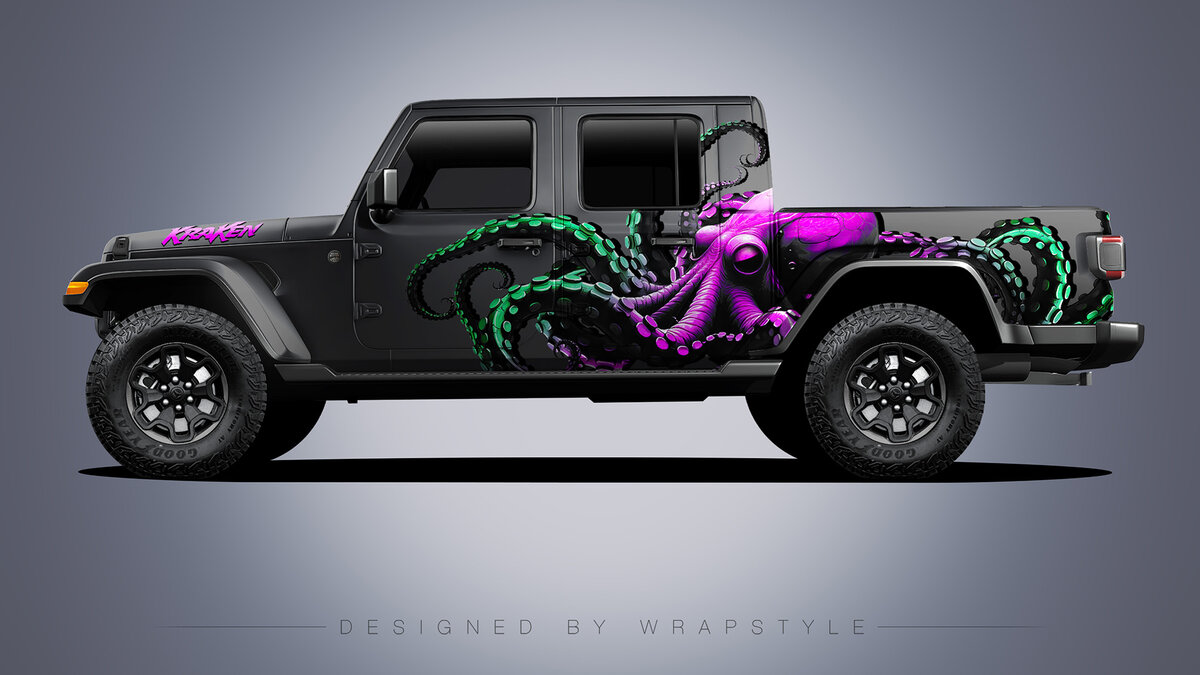 Jeep Gladiator - Octopus Design - cover