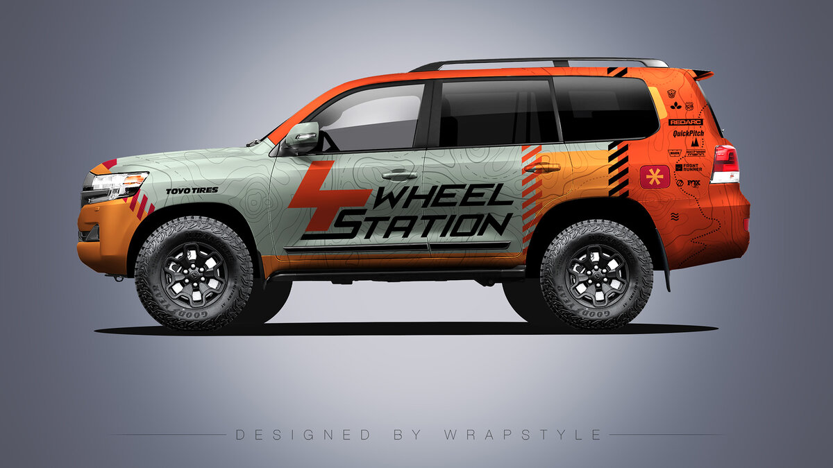 Toyota Landcruiser - 4 Wheel Station Design - cover