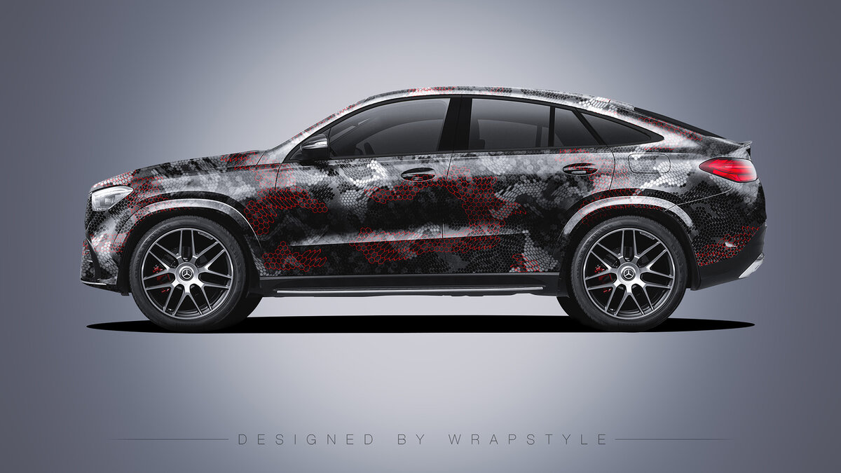 Mercedes GLE AMG 63 - Snake Skin Design - cover