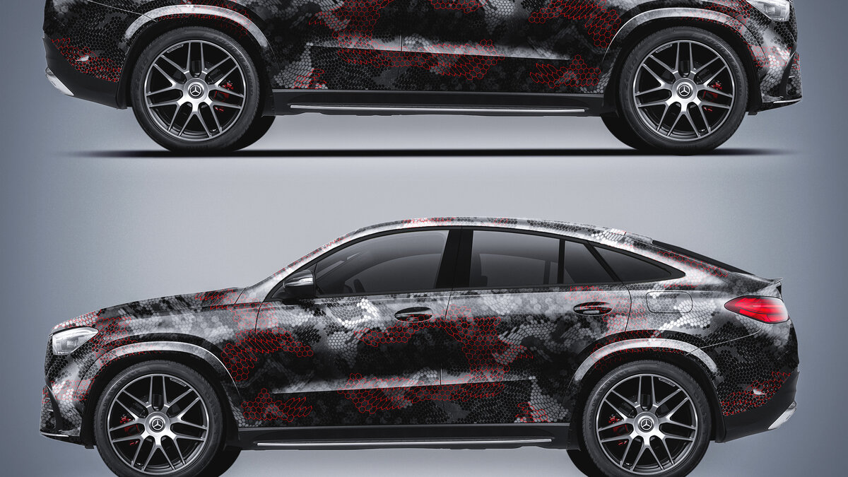 Mercedes GLE AMG 63 - Snake Skin Design - img 1