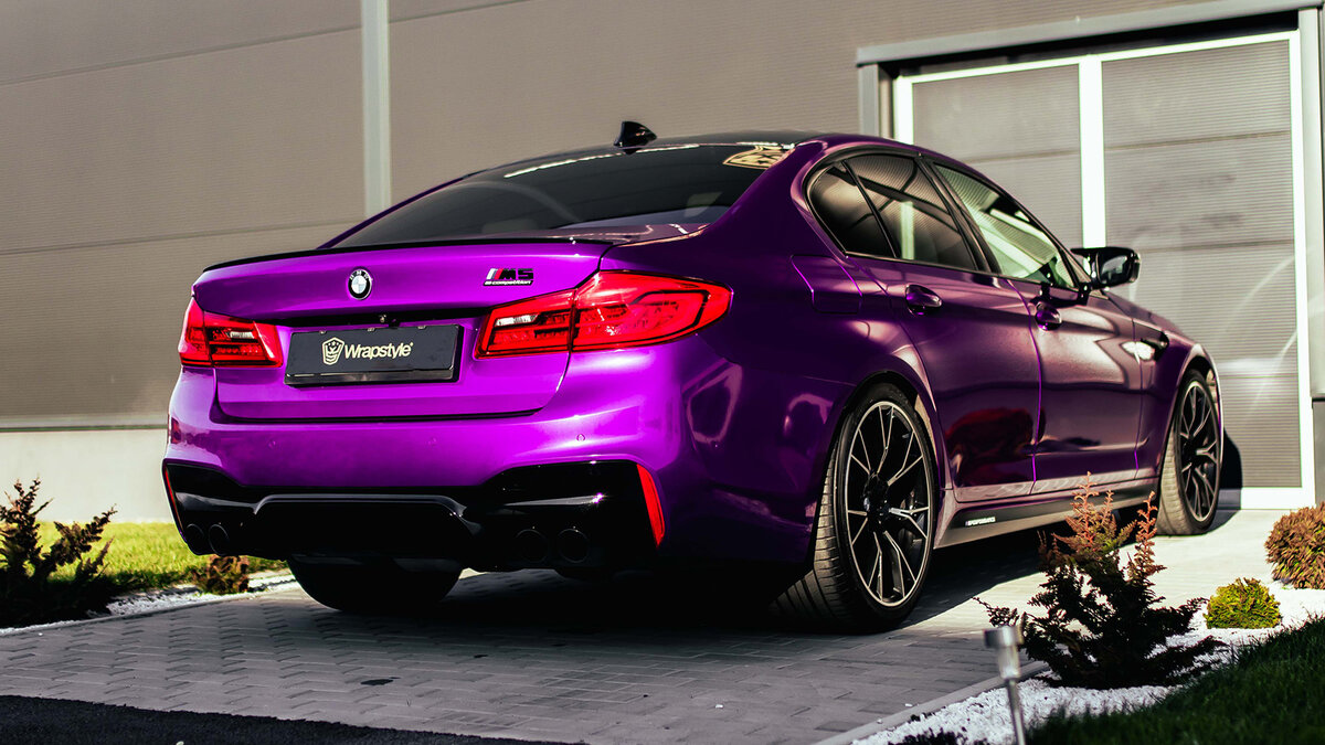 BMW M5 - Imperial Orchid Wrap - img 4