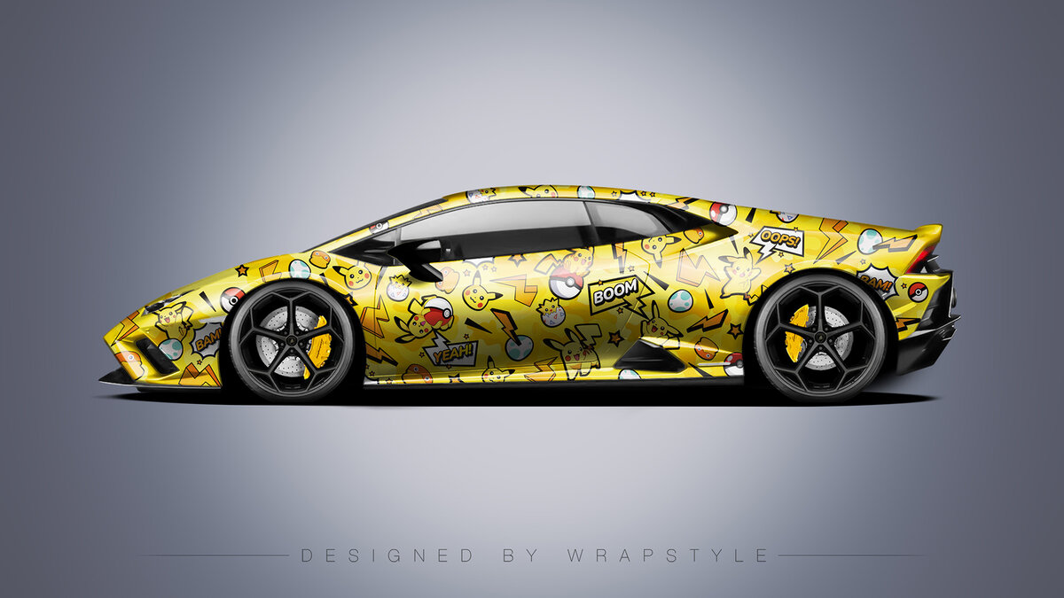 Lamborghini Huracan Evo - Pikachu Design - cover