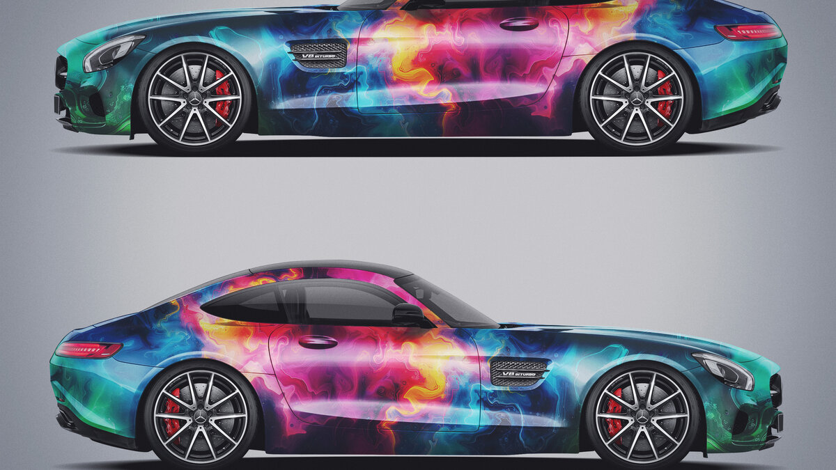 Mercedes-AMG GT - Colorful Smoke Design - img 1