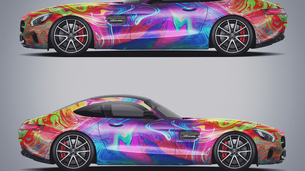 Mercedes-AMG GT - Colorful Smoke Design - img 2