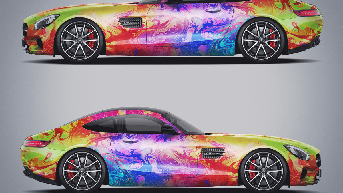 Mercedes-AMG GT - Colorful Smoke Design - img 3