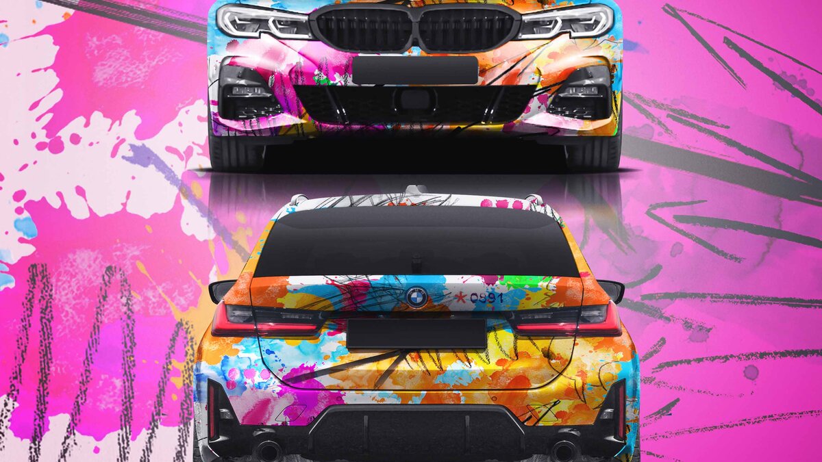 BMW 3 G21 - Color Splash Design - img 8