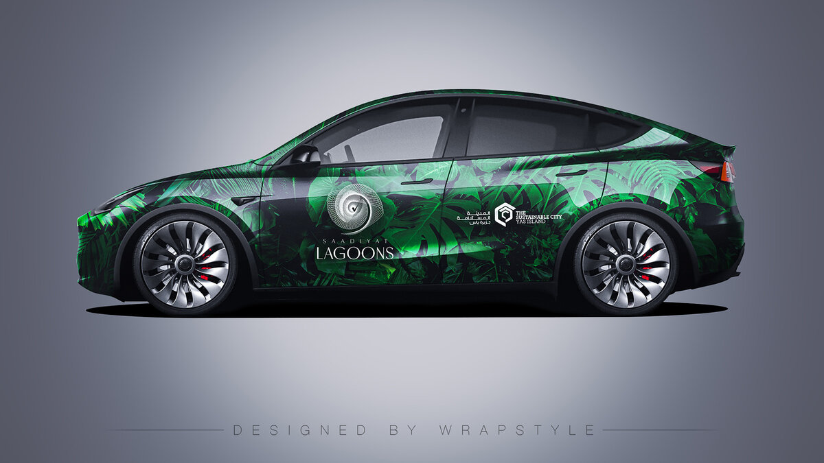 Tesla model Y - Lagoons Design - cover