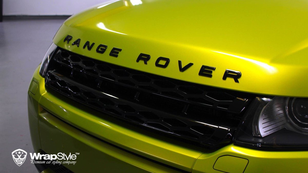 Range Rover Evoque - Lime Green wrap - img 3